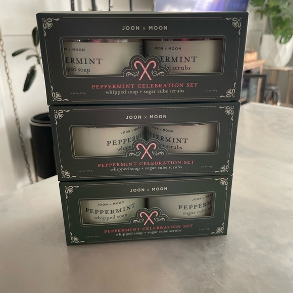 Joon x Moon  l Peppermint Whipped Soap & Sugar Cube Scrub Celebration Bundle X3 - Picture 6 of 8